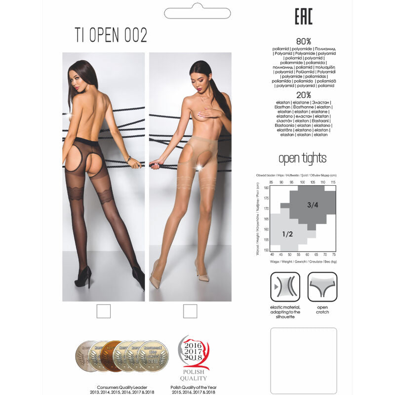 Collants Abertos Passion Tiopen 002