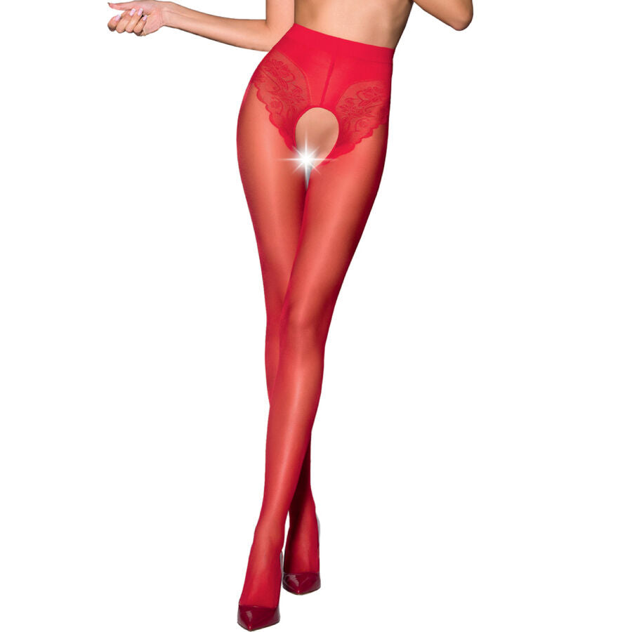 Collants Abertos Passion Tiopen 006 Vermelho
