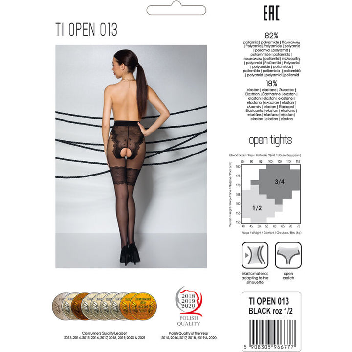 Collants Abertos Passion Tiopen 013