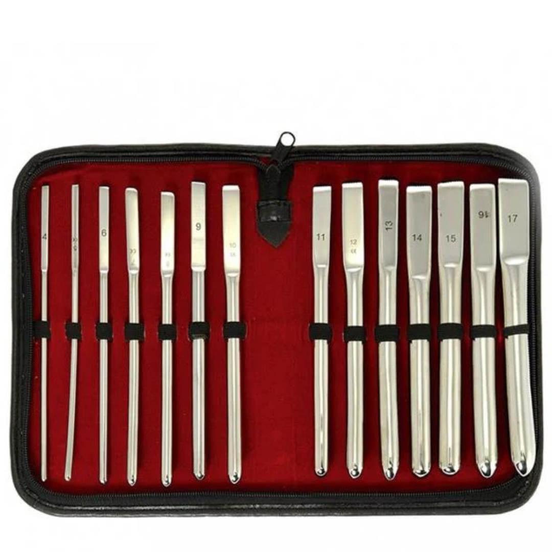 Conjunto 14 Dilatadores Uretra BondagePlay 4mm-17mm