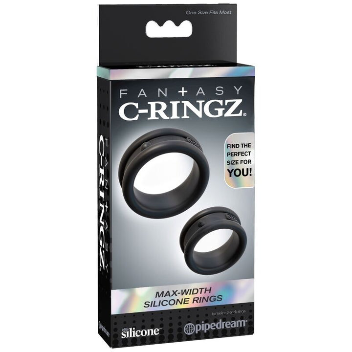 Conjunto 2 Anéis Penianos Grossos C-Ringz Max-Width