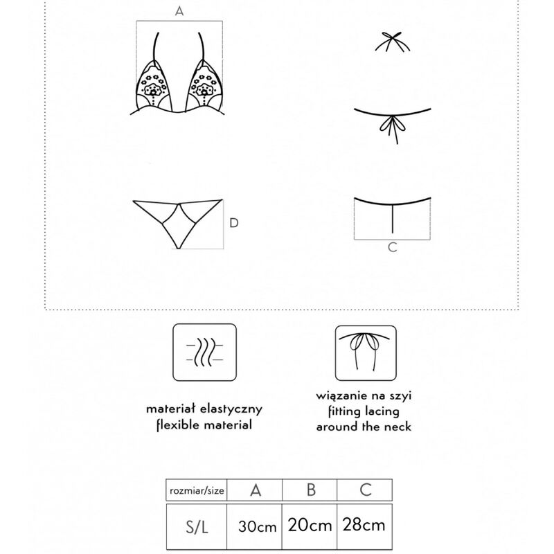 Conjunto 2 Peças Corsetti Jimena Preto