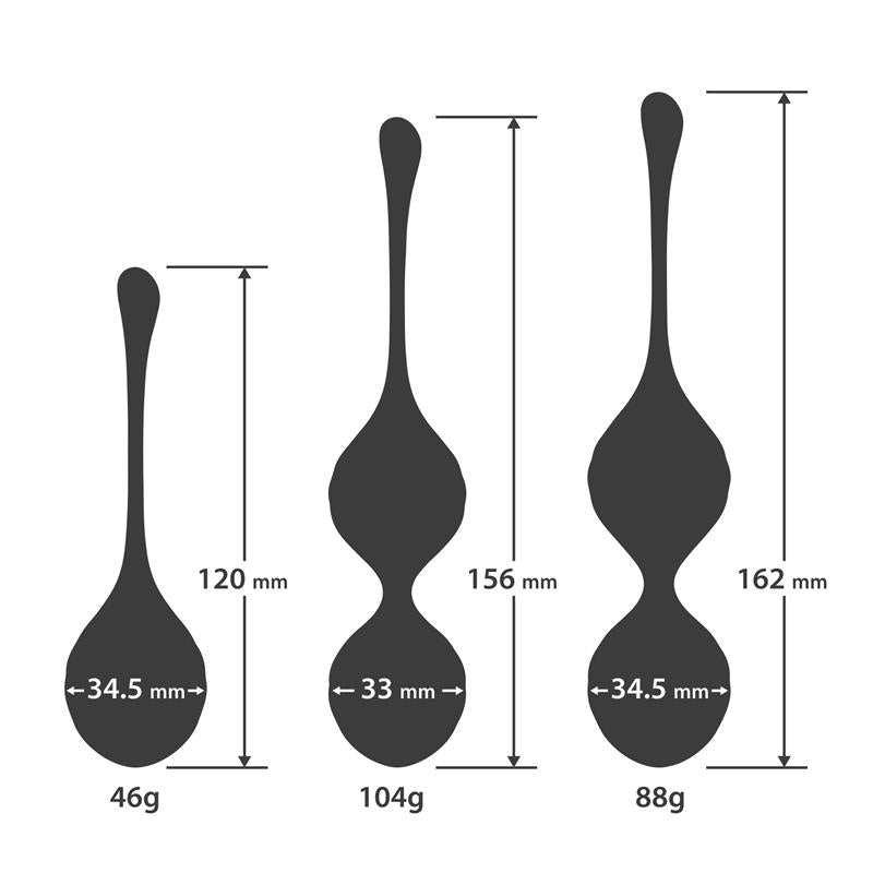 Conjunto 3 Bolas Kegel Engily Ross Taylor