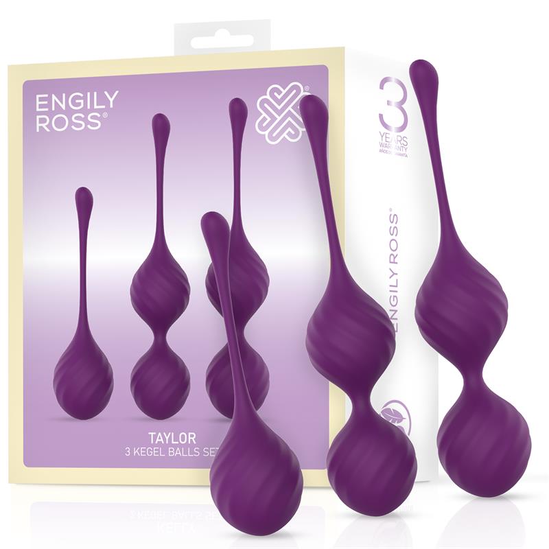 Conjunto 3 Bolas Kegel Engily Ross Taylor