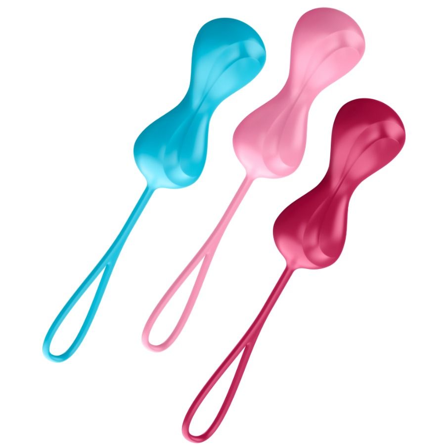 Conjunto 3 Bolas Kegel Satisfyer Loveballs 1