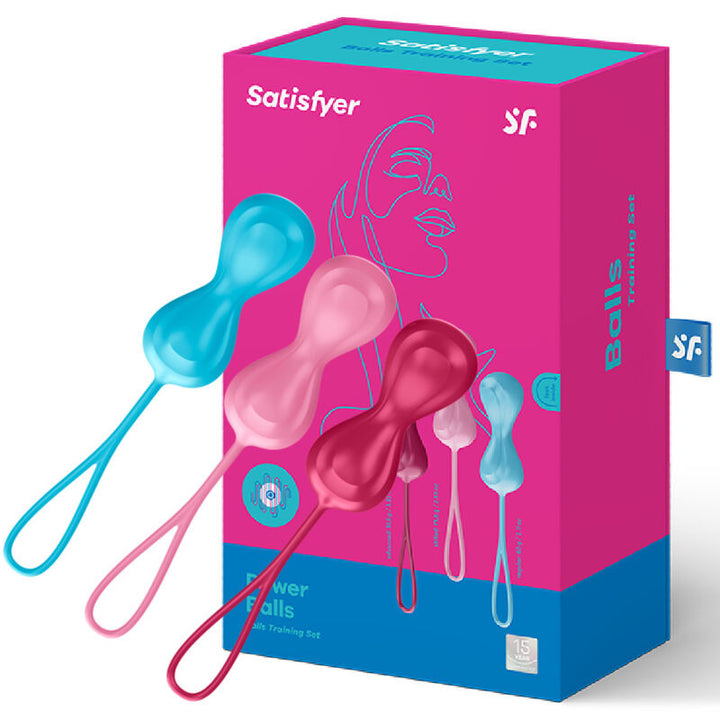 Conjunto 3 Bolas Kegel Satisfyer Loveballs 1