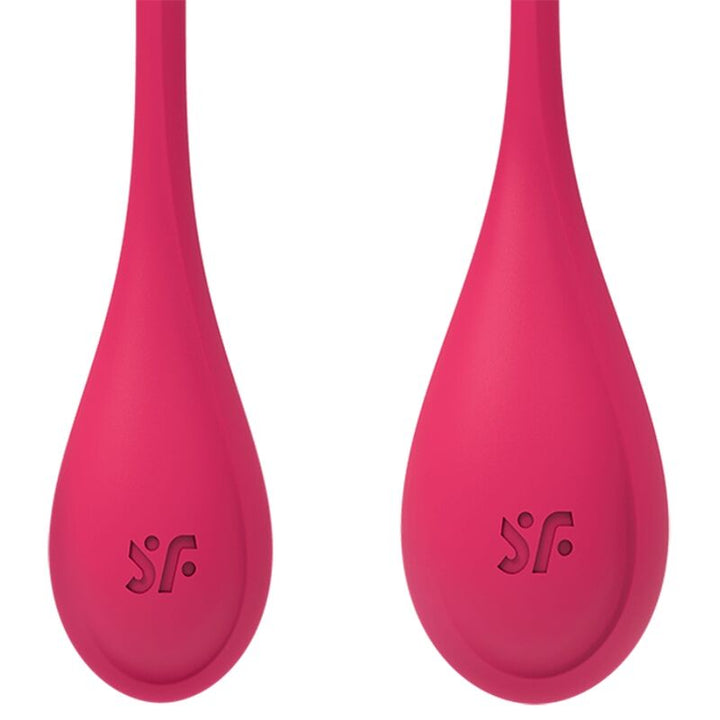 Conjunto 3 Bolas Kegel Satisfyer Yoni Power 1 Vermelho