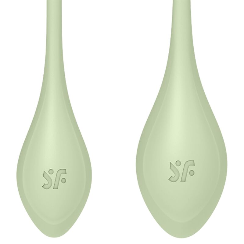 Conjunto 3 Bolas Kegel Satisfyer Yoni Power 2 Verde