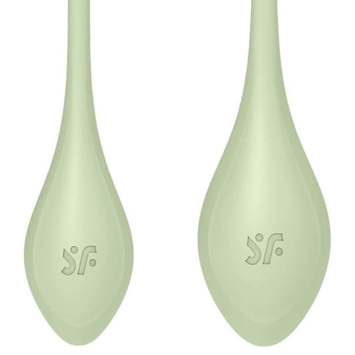 Conjunto 3 Bolas Kegel Satisfyer Yoni Power 2 Verde