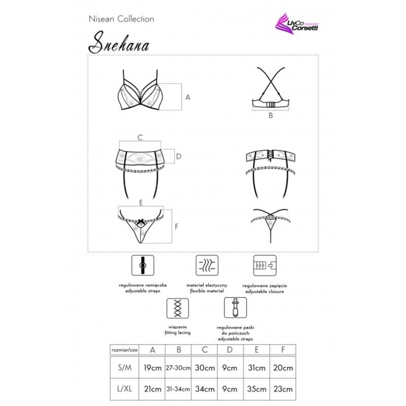 Conjunto 4 Peças Corsetti Shenana