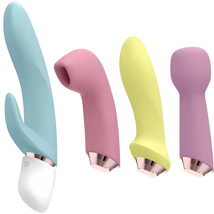 Conjunto 4 Vibradores Usb Satisfyer Marvelous Four