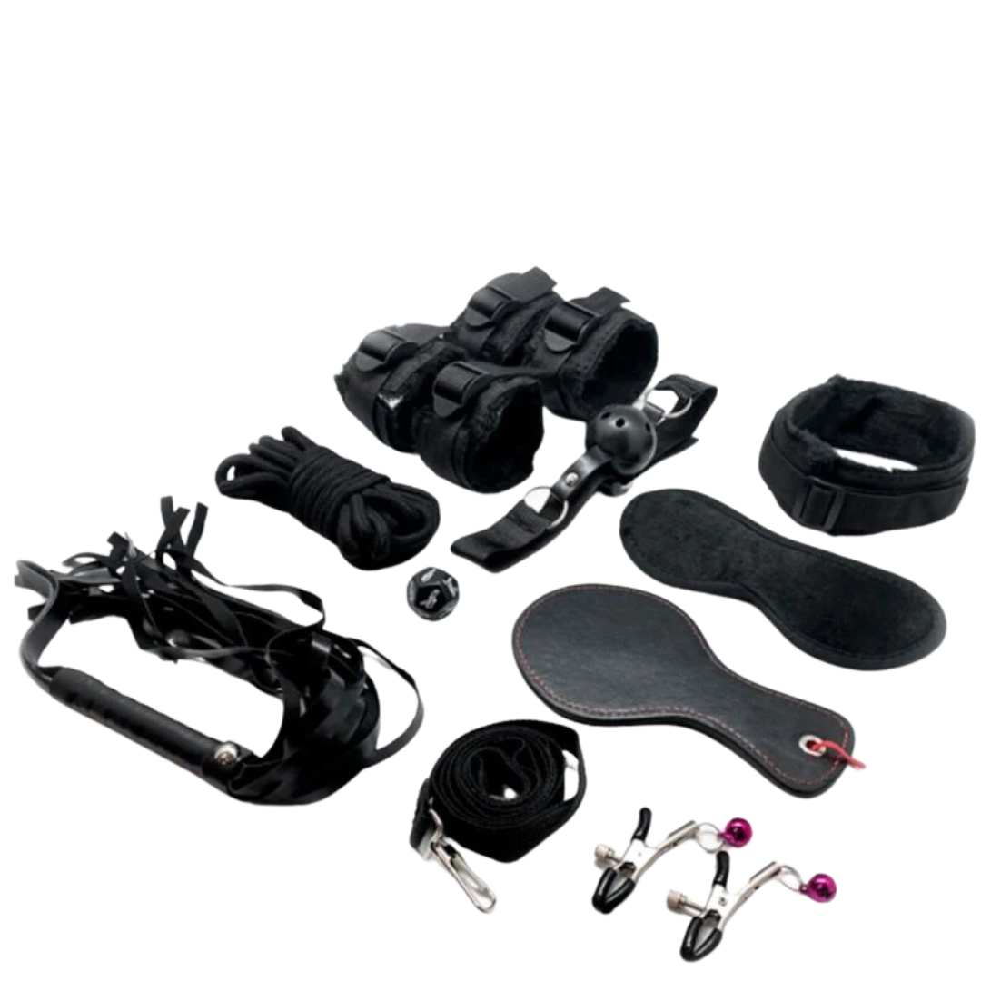 Conjunto BDSM 10 Peças Alive Fury