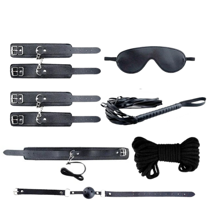 Conjunto BDSM 8 Peças Alive Secret Desires