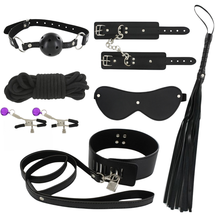 Conjunto BDSM 8 Peças Amazing Bondage