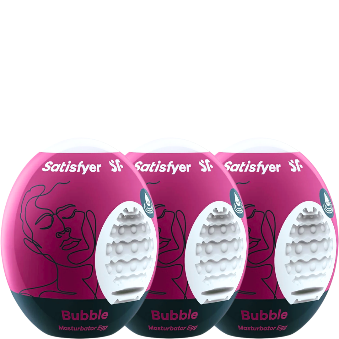 Conjunto Masturbadores Ovo Satisfyer Bubble