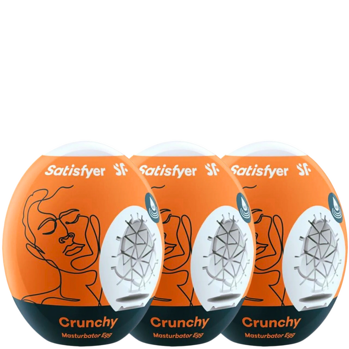 Conjunto Masturbadores Ovo Satisfyer Crunchy