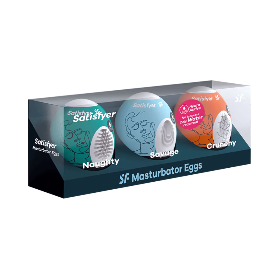 Conjunto Masturbadores Ovo Satisfyer Naughty/Savage/Crunchy