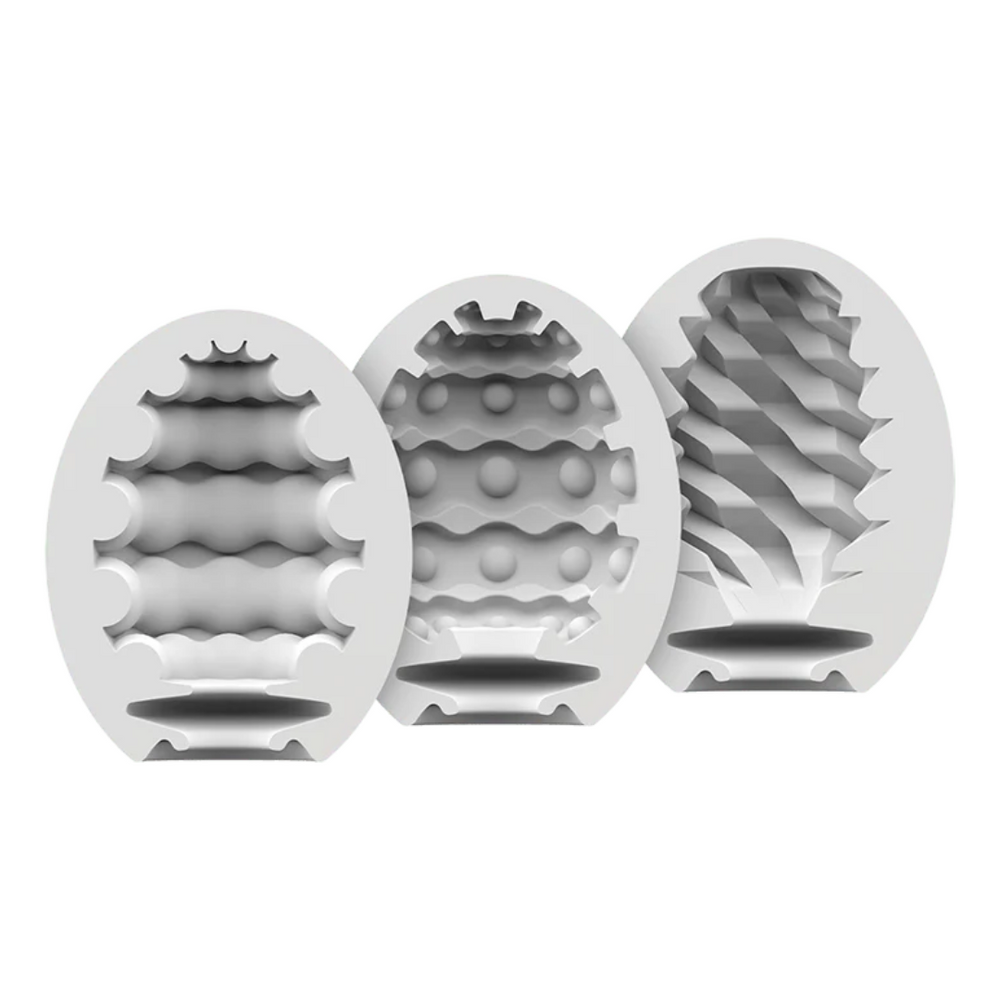 Conjunto Masturbadores Ovo Satisfyer Riffle/Bubble/Fierce