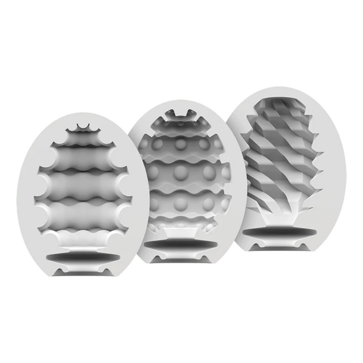 Conjunto Masturbadores Ovo Satisfyer Riffle/Bubble/Fierce