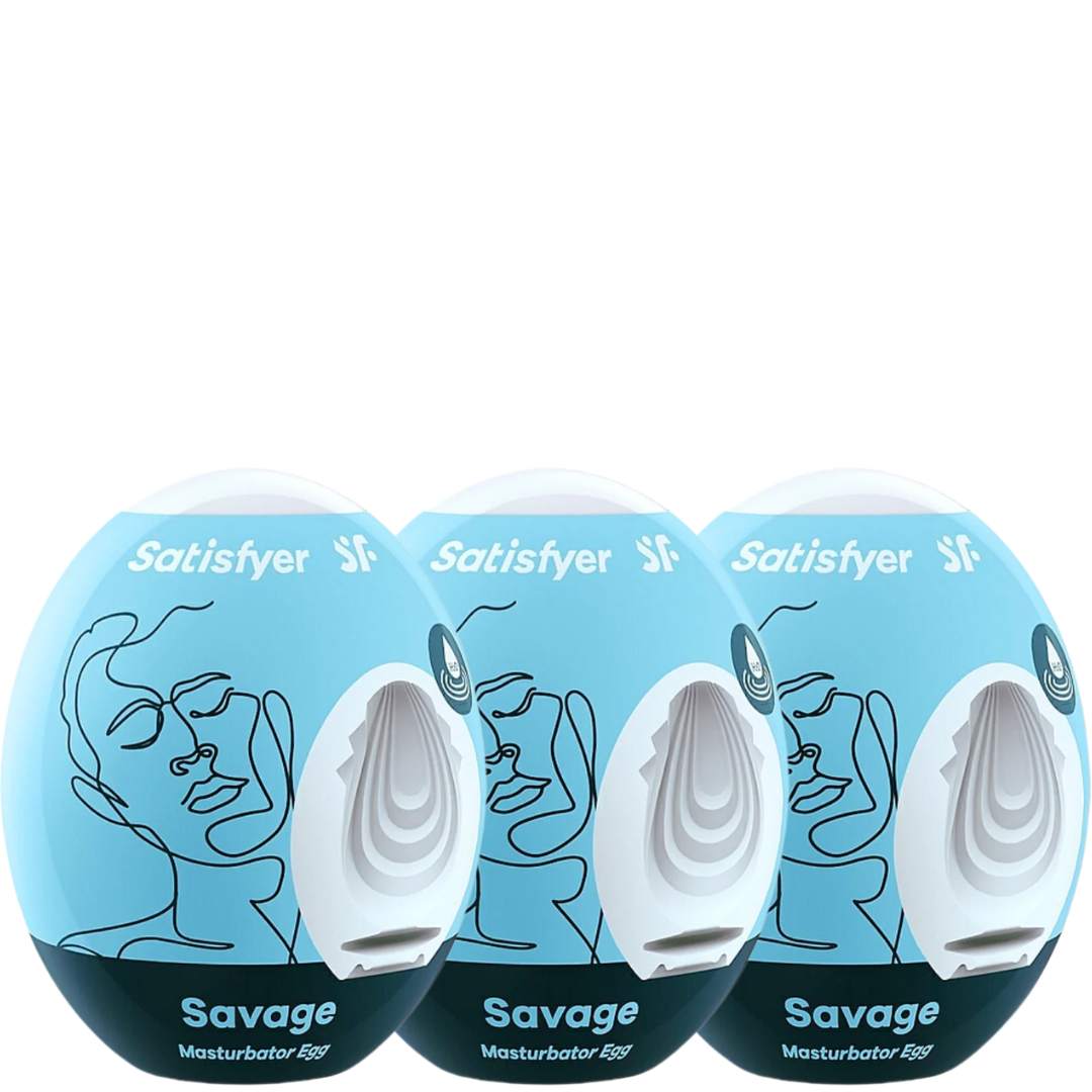 Conjunto Masturbadores Ovo Satisfyer Savage