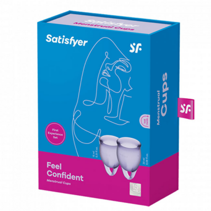 Copo Menstrual Satisfyer Feel Confident Roxo 15+ 20 ml