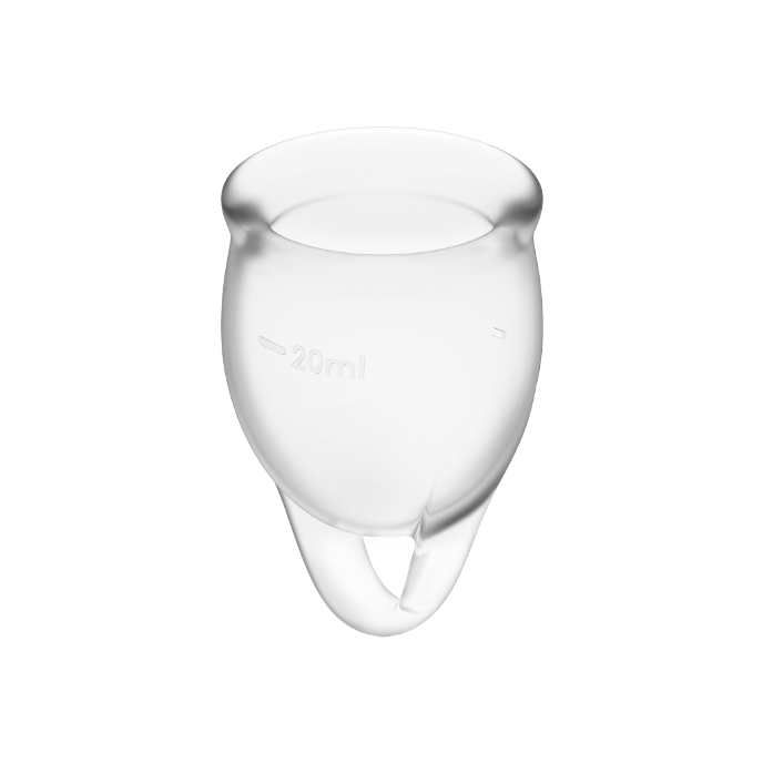 Copo Menstrual Satisfyer Feel Confident Transparente 15+ 20 ml