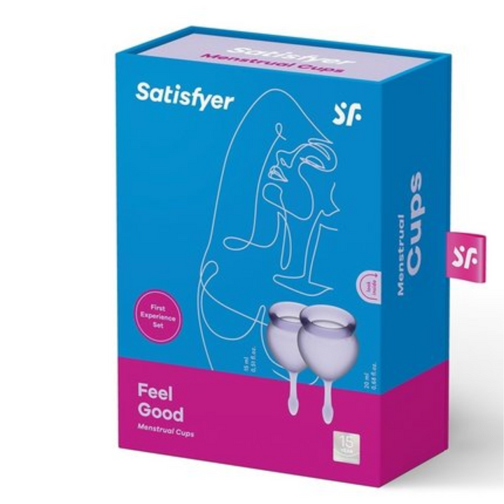 Copo Menstrual Satisfyer Feel Good Roxo 15+ 20 ml