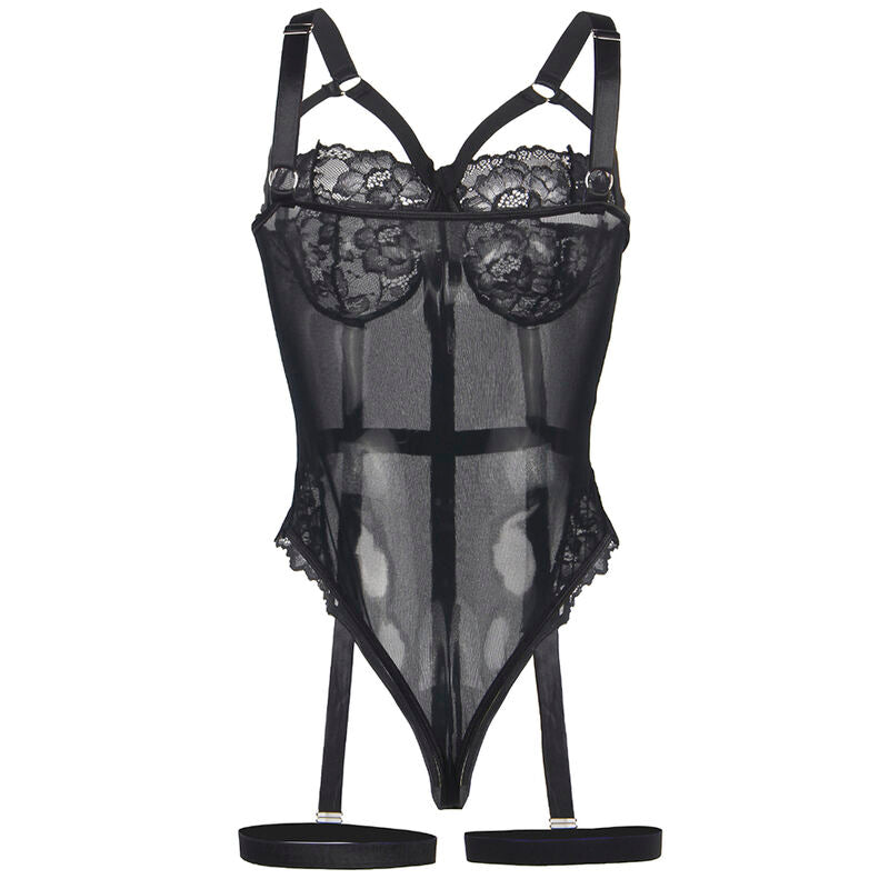 Corpete Subblime Garter Strap Preto