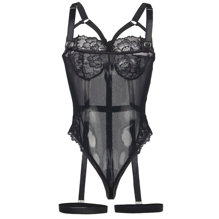 Corpete Subblime Garter Strap Preto