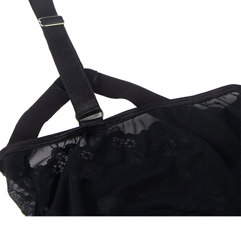 Corpete Subblime Garter Strap Preto