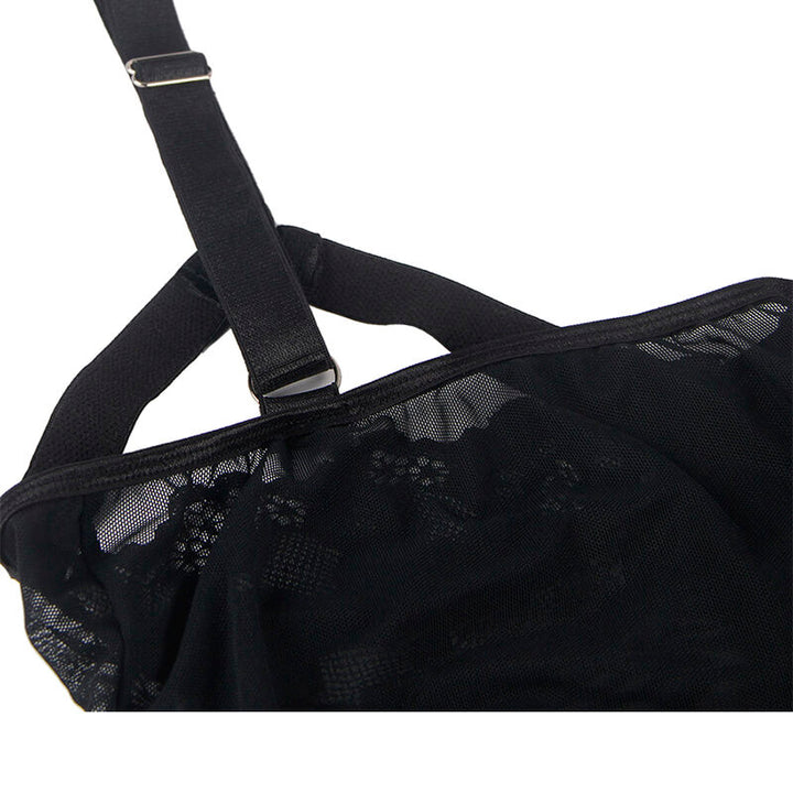 Corpete Subblime Garter Strap Preto