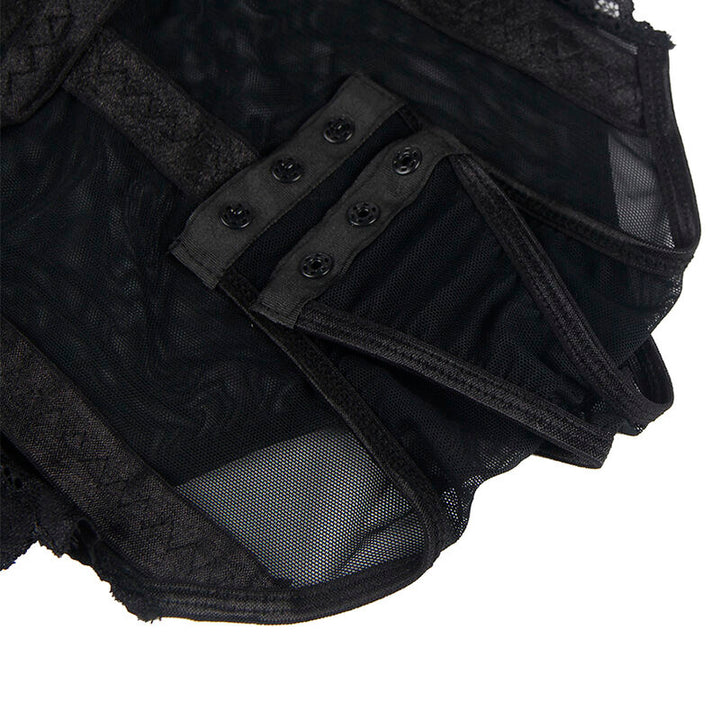 Corpete Subblime Garter Strap Preto