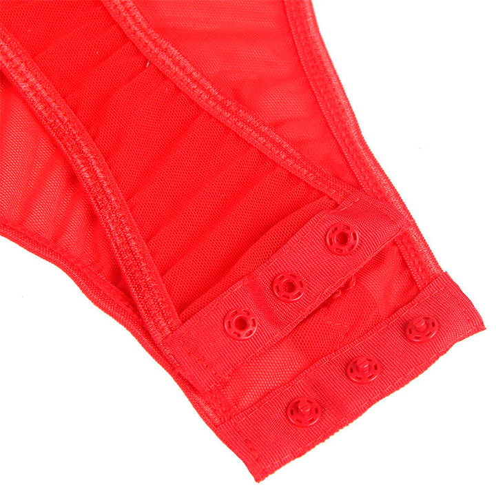 Corpete Subblime Garter Strap Vermelho