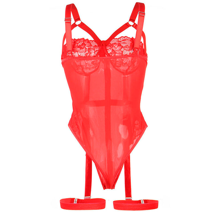 Corpete Subblime Garter Strap Vermelho