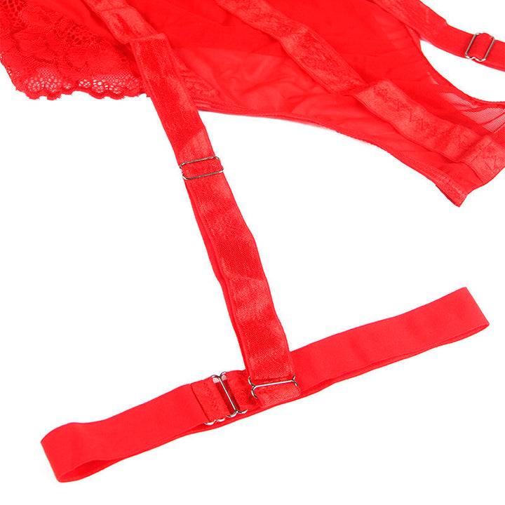 Corpete Subblime Garter Strap Vermelho