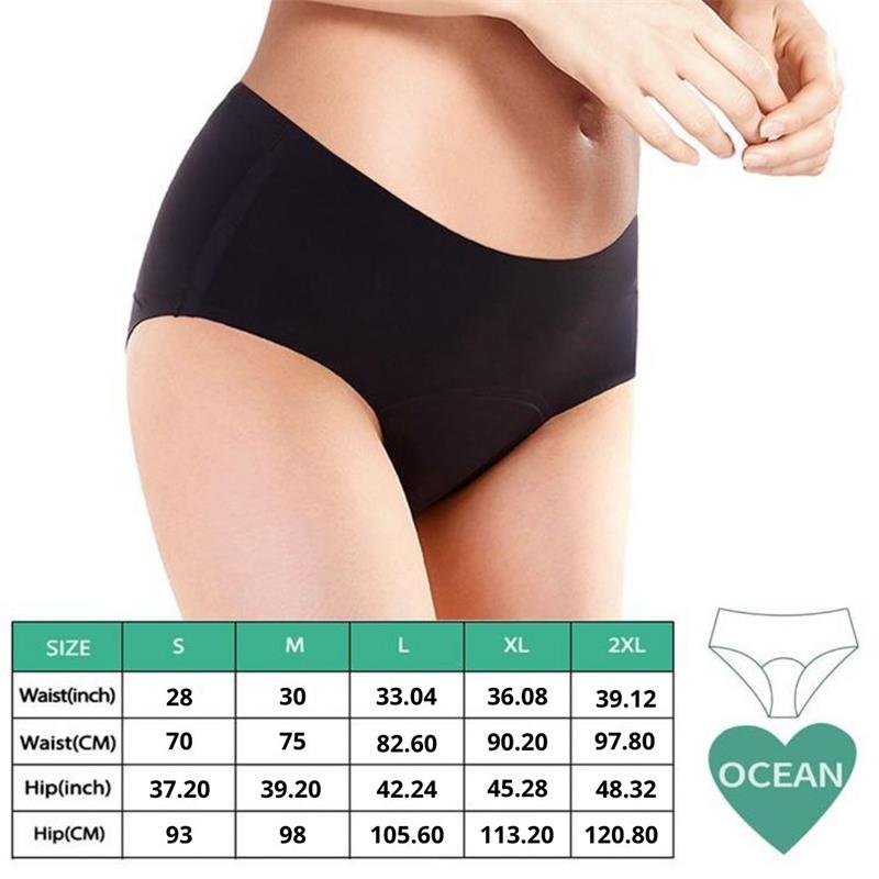 Cuecas Menstruais Eco Fluxo Intenso Adalet Ocean