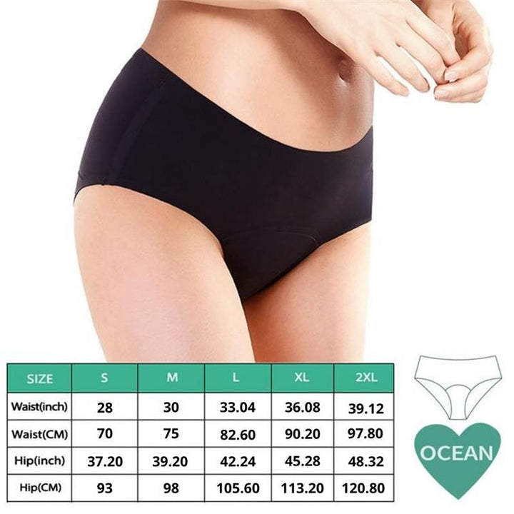 Cuecas Menstruais Eco Fluxo Intenso Adalet Ocean