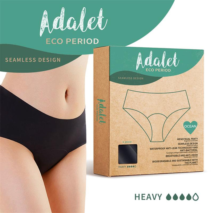 Cuecas Menstruais Eco Fluxo Intenso Adalet Ocean
