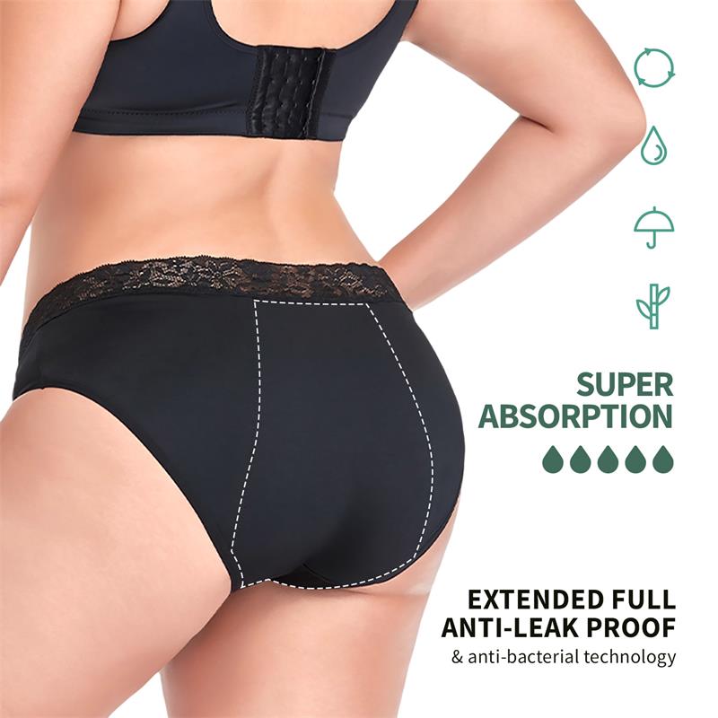Cuecas Menstruais Eco Fluxo Muito Intenso Adalet Natura