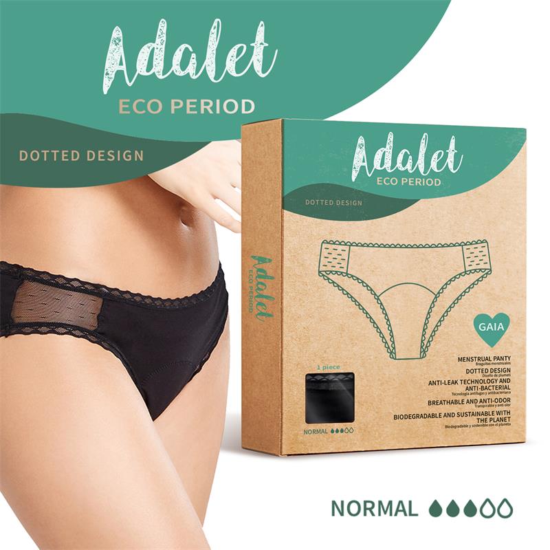 Cuecas Menstruais Eco Fluxo Normal Adalet Gaia