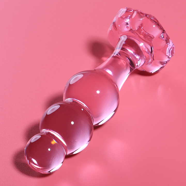 Dildo De Vidro Ibiza N1 Rosa 9x3cm