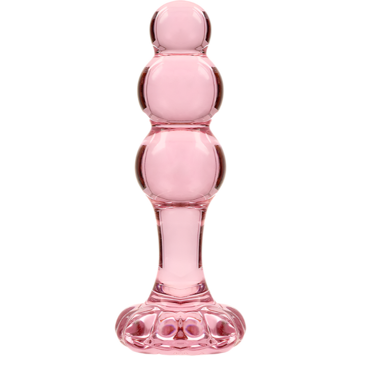 Dildo De Vidro Ibiza N1 Rosa 9x3cm