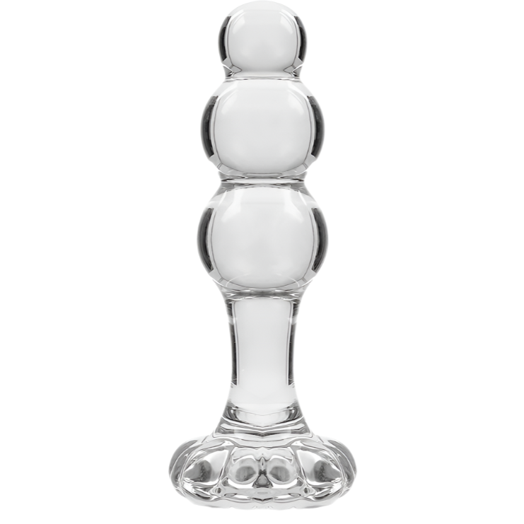 Dildo De Vidro Ibiza N1 Transparente 9x3cm