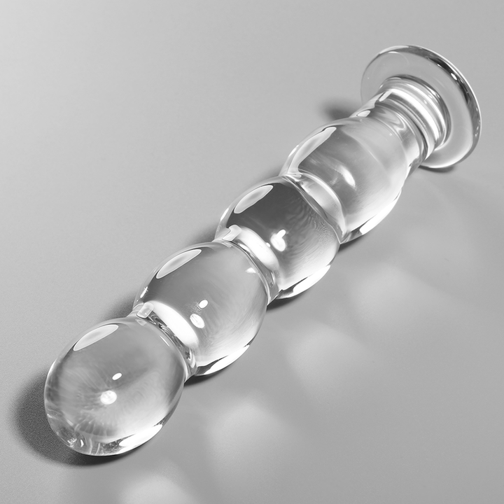 Dildo De Vidro Ibiza N10 Transparente 15x3cm