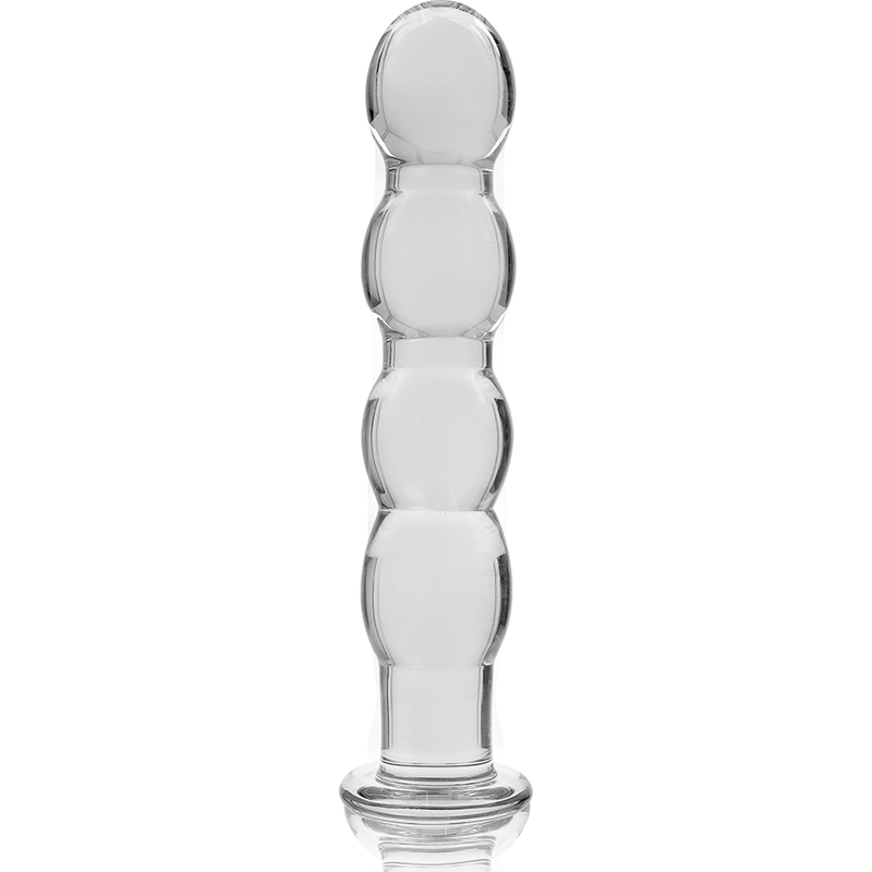 Dildo De Vidro Ibiza N10 Transparente 15x3cm