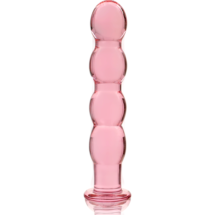 Dildo De Vidro Ibiza N11 Rosa 15x3.5cm