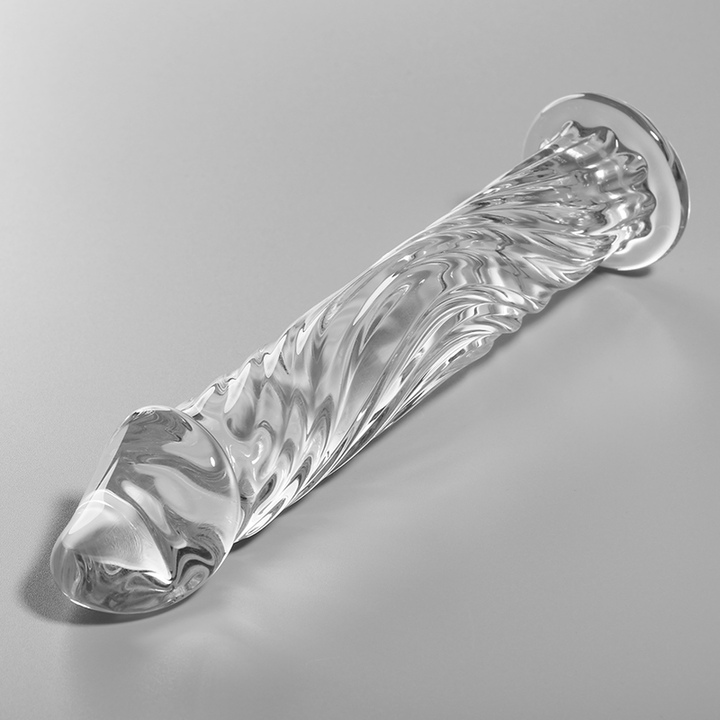 Dildo De Vidro Ibiza N12 Transparente 16x3.5cm