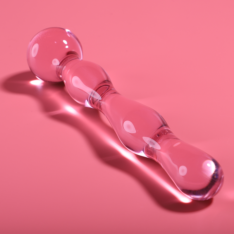 Dildo De Vidro Ibiza N13 Rosa 18x3.5cm