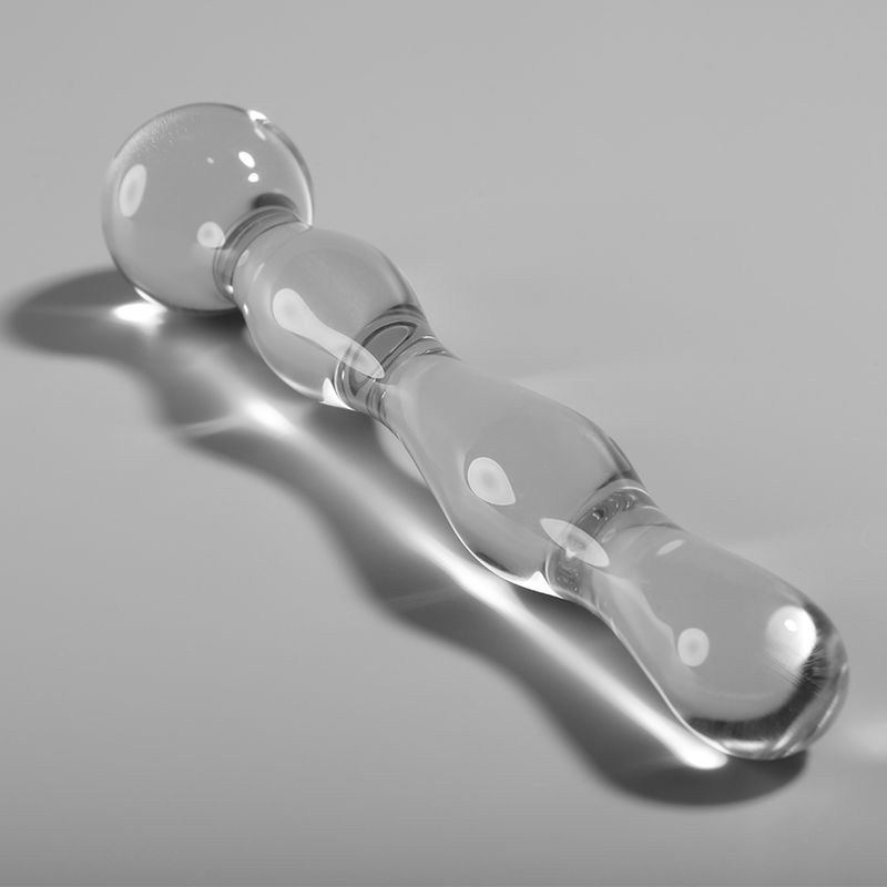 Dildo De Vidro Ibiza N13 Transparente 18x3.5cm