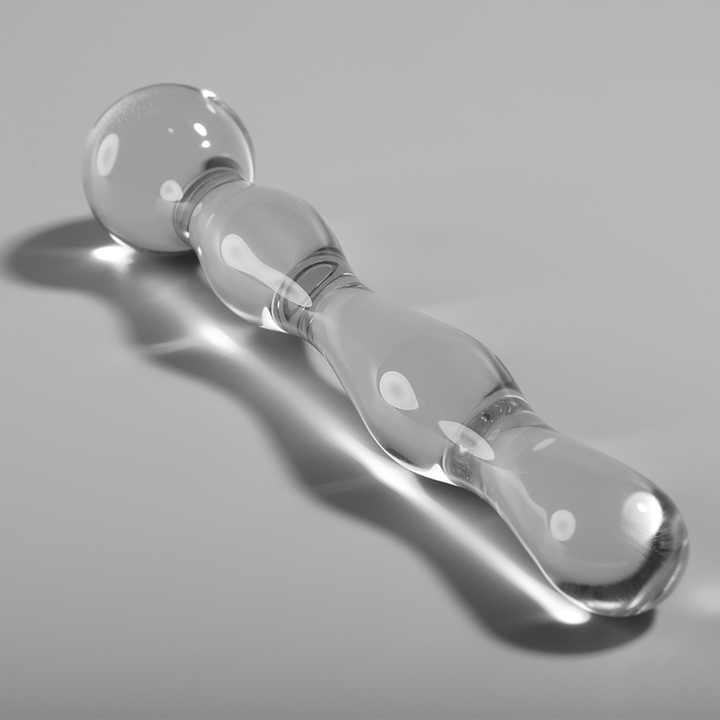 Dildo De Vidro Ibiza N13 Transparente 18x3.5cm